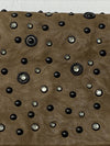 Lisa Berck Small Chain Evening Purse Brown Leather &amp; Swarovski Crystals*
