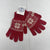 Yacht & Smith Red Knit Gloves Women’s Small New