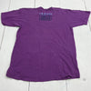 Vintage Umbro Soccer Purple Graphic Short Sleeve T-Shirt Adult Size XL USA Made