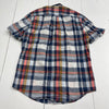 Timberland Blue Multi Plaid Short Sleeve Button Down Mens Size Small