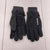 Mens Gray Sports Fleece Winter Gloves Size XL