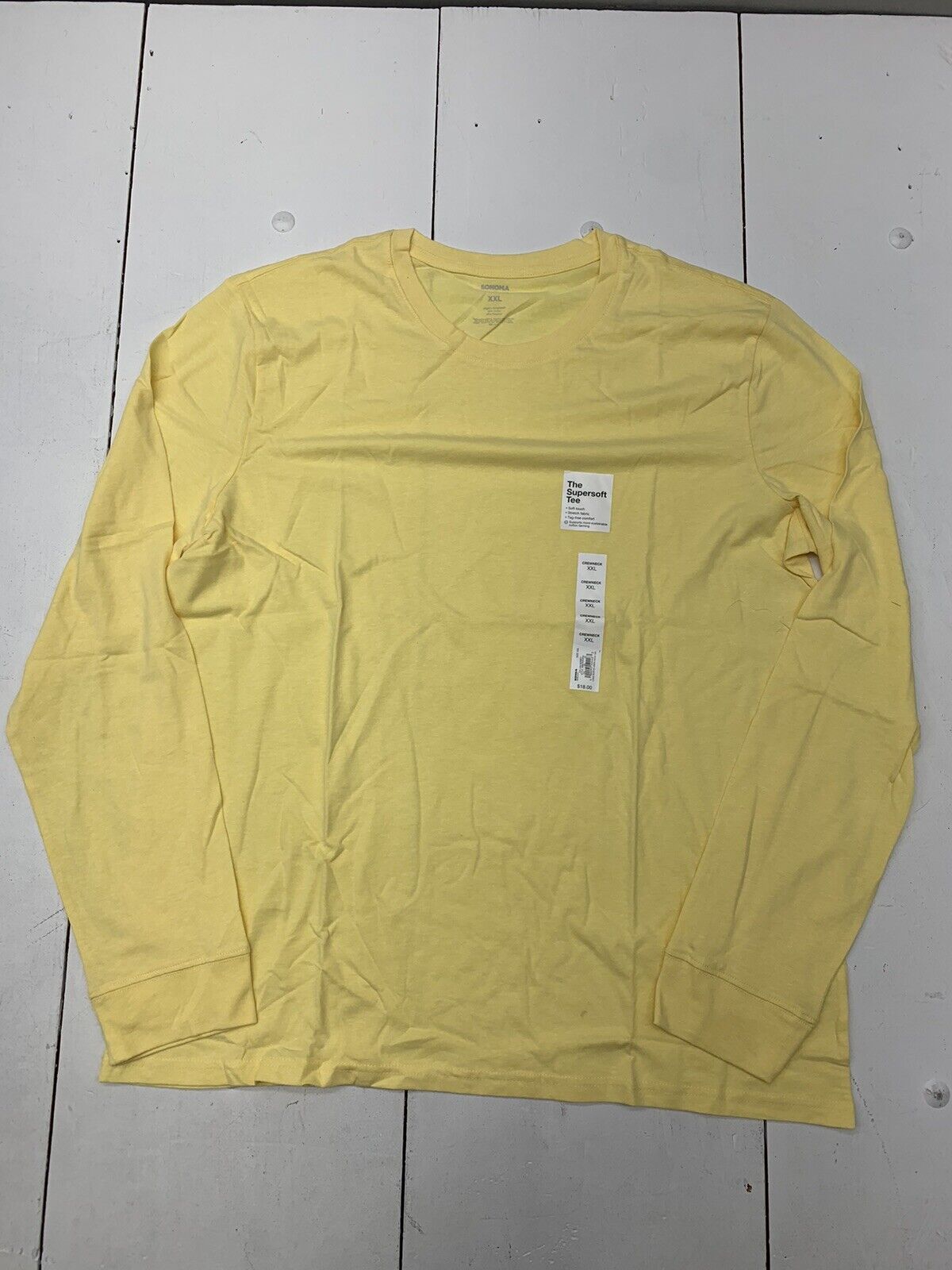 Sonoma Mens Yellow Long Sleeve Shirt Size XXL - beyond exchange