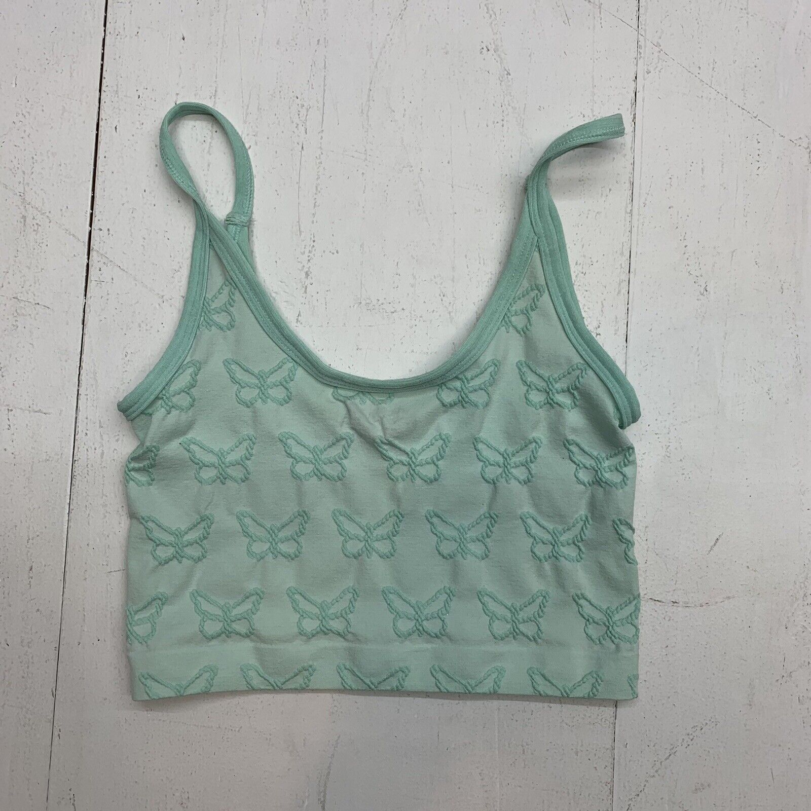 urban outfitters womens Teal butterfly bra size medium - beyond exchange