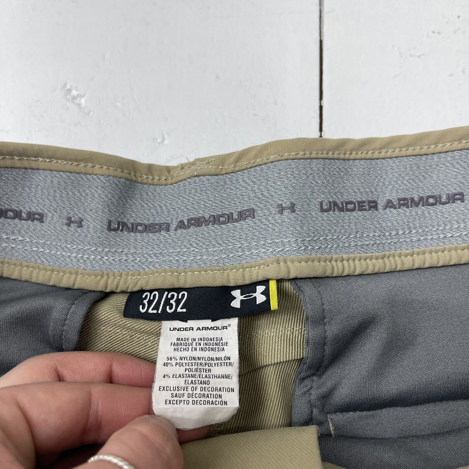 Under Armour Tan Golf Pants Mens Size 32x32 - beyond exchange