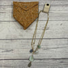 Anthropologie Mira Gold Stone Layered Dangle Drop Necklace New *