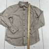 Old Navy Beige Long Sleeve Button Up Mens Size Medium NEW