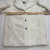 Gap White Sherpa Teddy Coat Women’s Size XL New