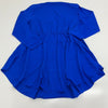 Bar III Cobalt Blue Long Sleeve Deep V-Neck Tunic Women&#39;s Size 3XL