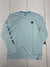 Avid Mens Ice Blue Long Sleeve Dry Shirt Size Large