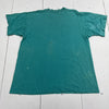 Vintage Taz Devil Menace To The Court Teal Graphic T Shirt Adults Size XL