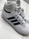 Adidas FZ5668 White/Navy Hoops 3.0 Mid Basketball Sneakers Men’s Size 10.5 NEW