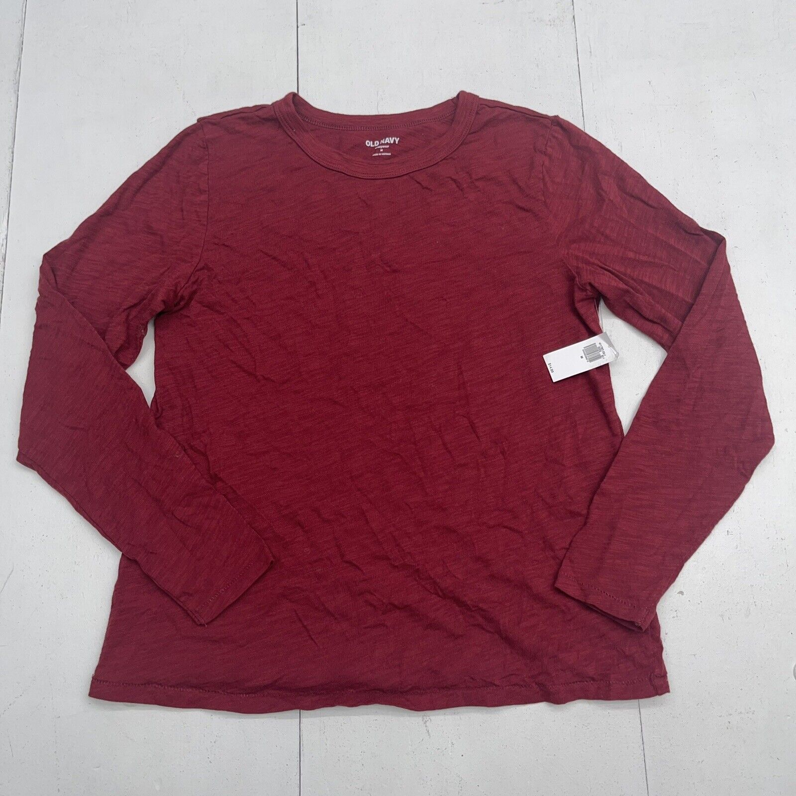 Old Navy Red Everywhere Long Sleeve T Shirt Women’s Size Medium New