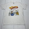 Vintage Boston Cheers White Graphic Short Sleeve T Shirt Mens Large