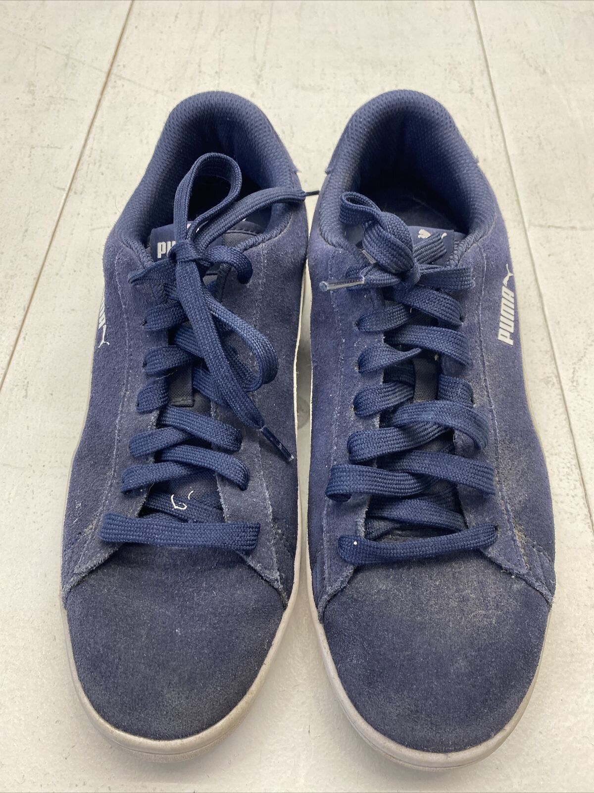 Puma Mens Smash V2 364989 04 Blue Casual Shoes Sneakers Size 10.5