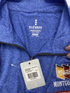 Elevate Womens Blue Embroidered 1/4 Zip Pullover Size 2XL