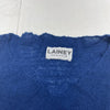 Lainey Keogh Blue V Neck Hand Knit Tank Women’s Size S/M