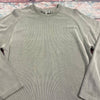 Ted Baker London Gray Stripped Long Sleeve Pullover Sweater Men Size 4 Large *