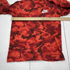 Nike Red Camo Long Sleeve Embroidered Logo Hoodie Youth Boys Size Large