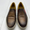 Berluti Calligraphy Brown Playtime Scritto Leather Slip-on Sneakers Mens Size 10