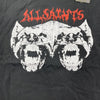 All Saints Black Raptorex Graphic Short Sleeve T Shirt Mens Size Medium New $95