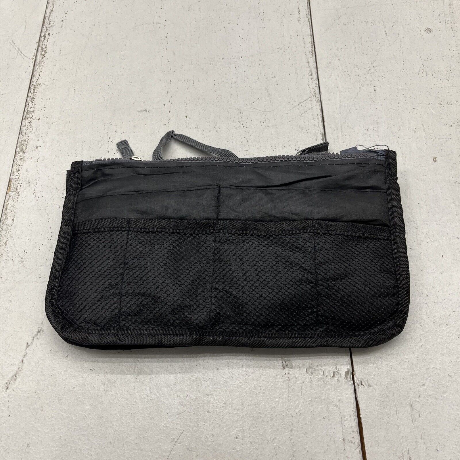 Shein Black & Gray 6 Pocket Organizer Bag NEW