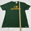 SKATEPRO Brand Green Logo Short Sleeve T-Shirt Men Size XL NEW