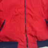 Vintage King Louie Pro Fit Red Fleece Lined Jacket Mens Size XL