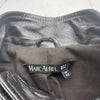 Marc Aurel Metallic Silver Moto Jacket Women’s Size 42