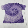 Vintage Hanes Purple Tie Dye Port Arkansas Texas T Shirt Adults Size Large