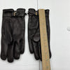 Sartor Resartus Brown Leather Tech Touch Gloves Womens Size Large