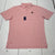 Johnnie O Pink Short Sleeve Polo Shirt Pheasants Men Size Medium SPF 50 NEW