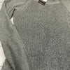 Ana A New Approach Silver Foil Long Sleeve Sweater Dress Women’s Size L NEW *