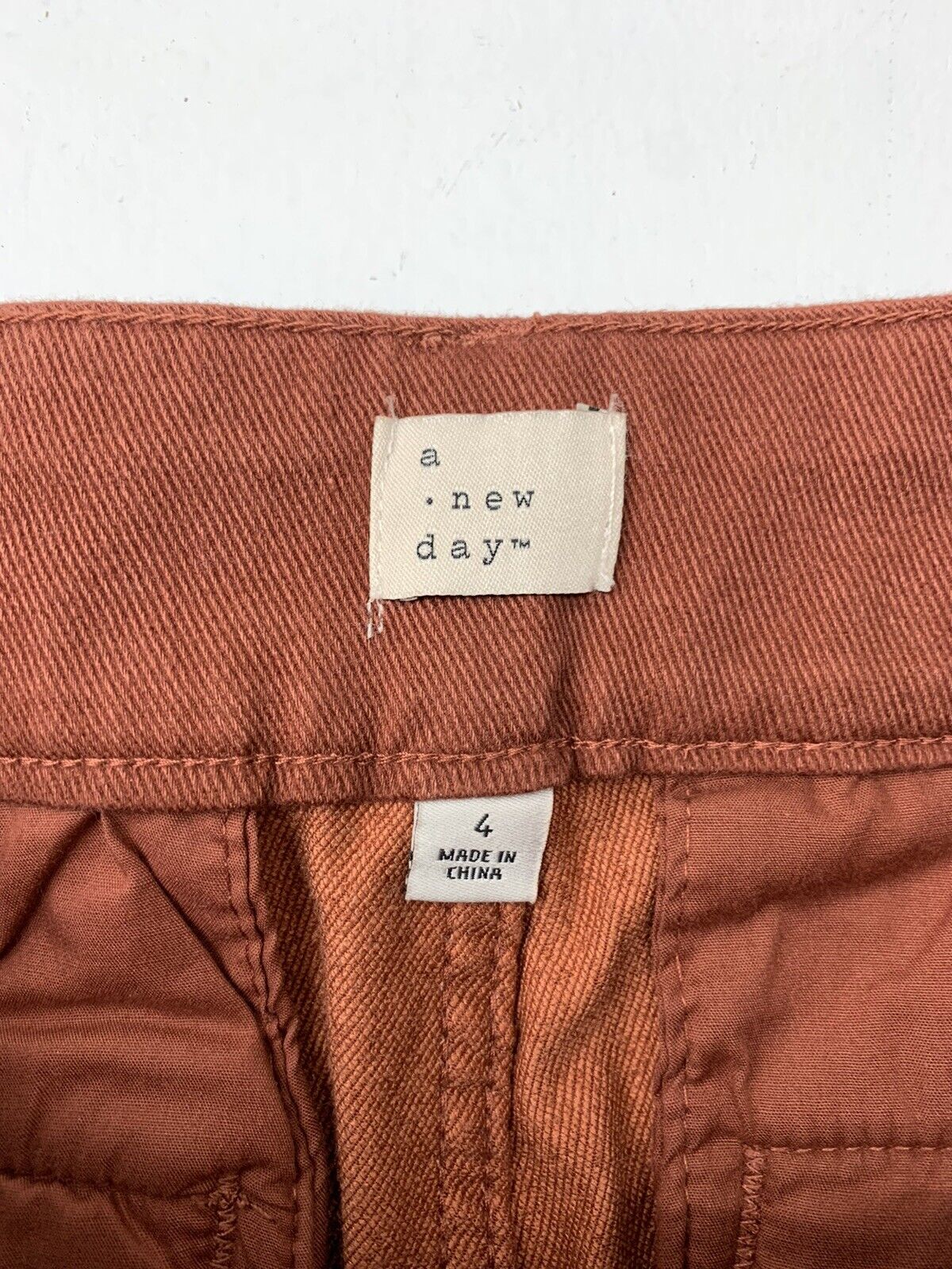 A New Day Womens Burnt Orange Pants Size 4 - beyond exchange
