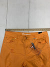 Argonaut Mens Orange Distressed Denim Jeans Size 42/32