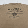 Harley Davidson Brown Wilwert’s Dubuque Iowa T Shirt Mens Size XL