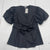 Hinson Wu Pauline Black Short Puff Sleeve Blouse Women’s Size Small New $228