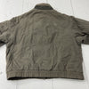 Vintage Dry Goods Saucatuck Olive Zip Up Insulated Jacket Adult Size XL