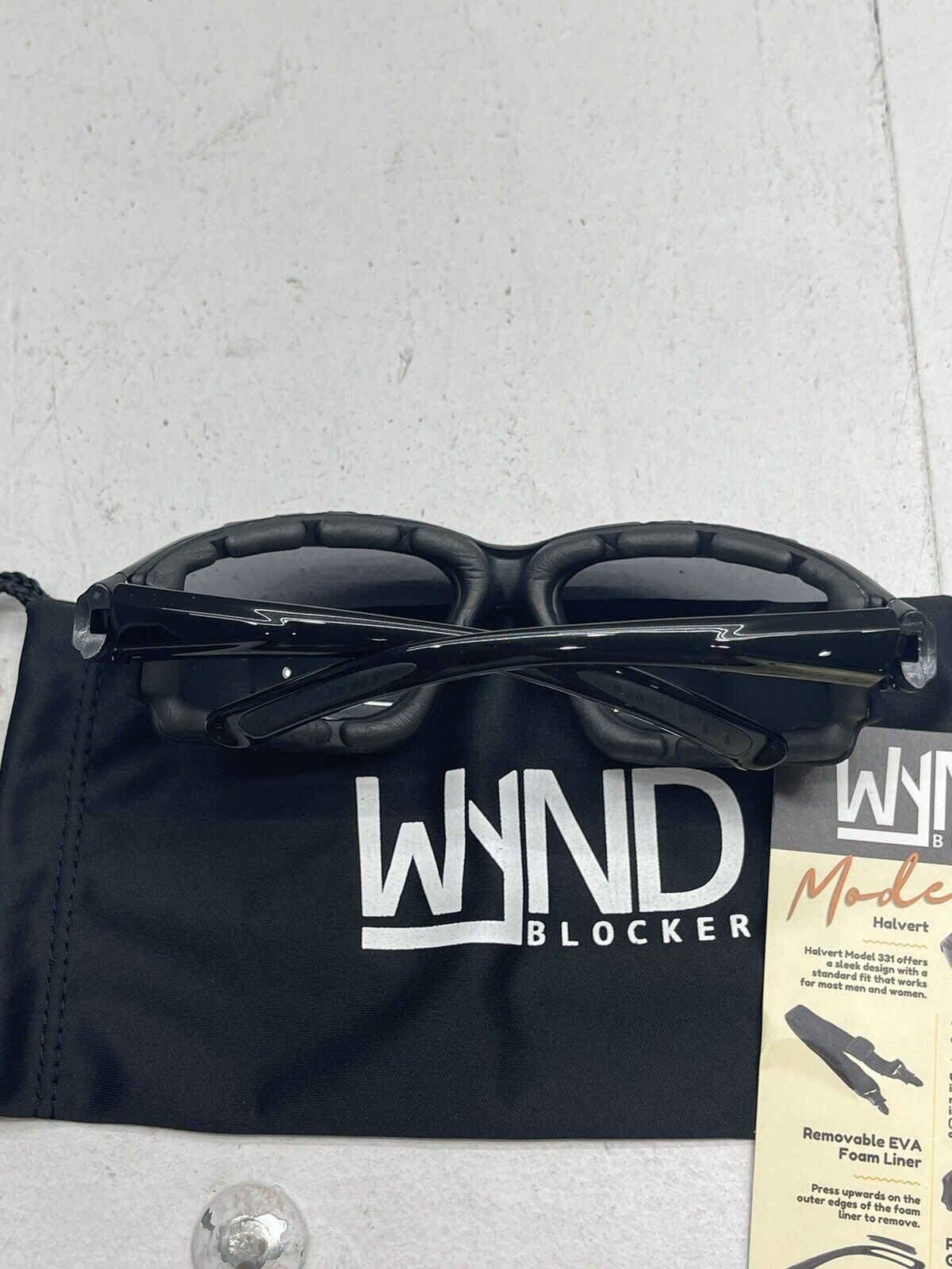 WYND Blocker Black Smoke Polarized Motorcycle Sunglasses New - beyond  exchange