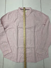 Aeropostale Mens Pink Striped Long Sleeve Button Up Size 2XL