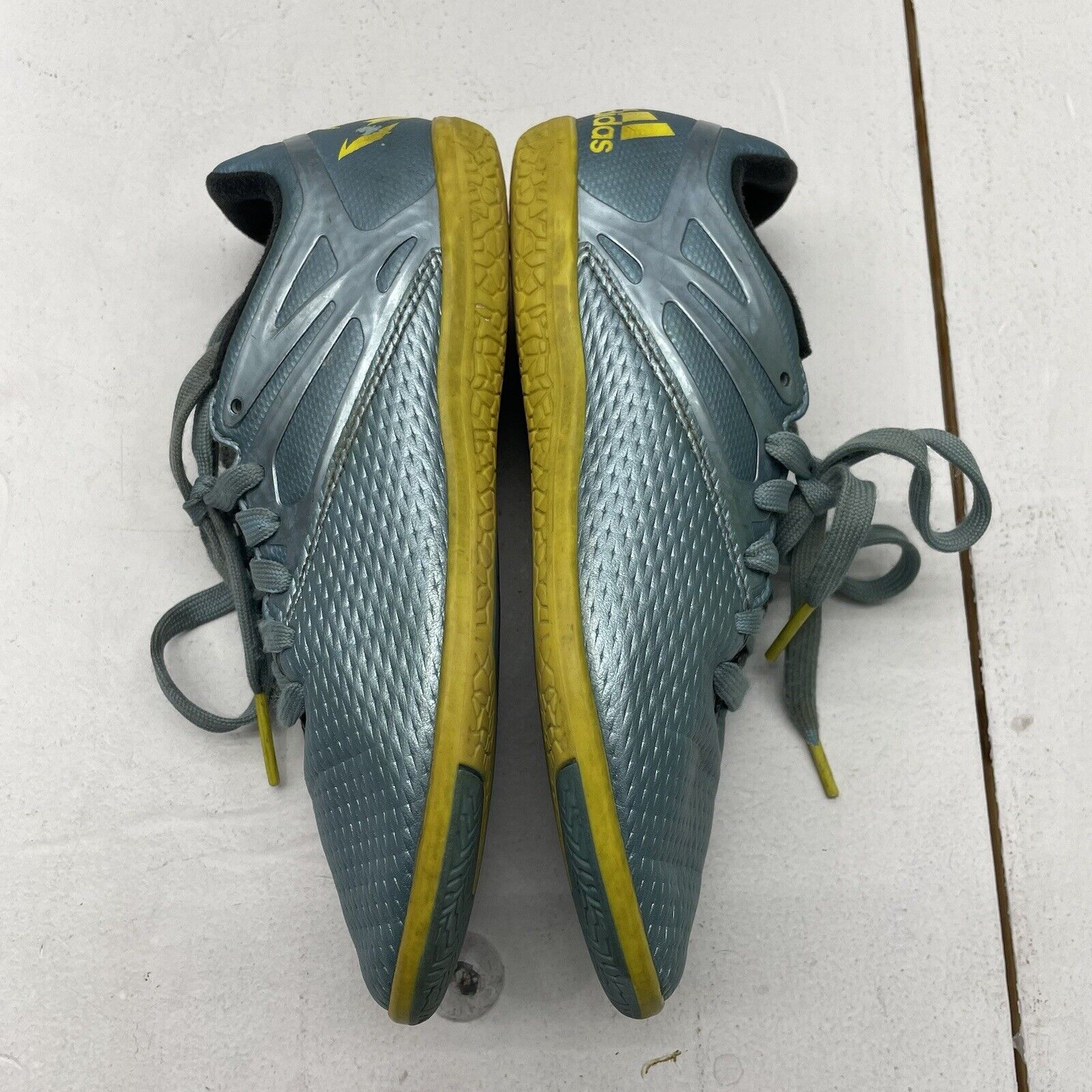 Adidas Yellow Messi 15.3 Indoor Soccer Shoes Non-Marking Kids - beyond exchange