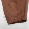 Polo Ralph Lauren Cinnamon Brown Pleated Detail Tapered Jeans Women’s 12 New
