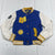 Daisy Blue Fleece Varsity Jacket Youth Kids Size XL New