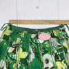 Pura Vida Womens Green Flora Skirt Size 12