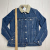 Old Navy Denim Sherpa Lined Jacket Women’s Size small