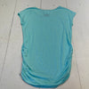Lucy Blue Cinched Side Short Sleeve Athletic Top Women’s Size Large