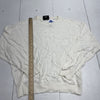 Arturo Garibaldi Italian Wear White Long Sleeve Sweater Mens Size S/M*