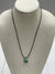 ASOS Festival Cord Necklace With Green Circular Pendant New