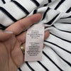 Nanette Lepore Navy White Stripe Ombré Knit Skirt Women’s XS New