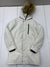 Guess Womens White Fur Lined Hood Coat Size Small