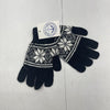 Yacht &amp; Smith Black Knit Gloves Women’s Small New